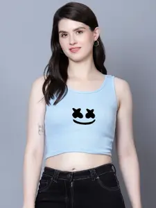 Fashion And Youth Sleeveless Crop Top