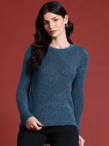 all about you Boucle Pullover Sweater