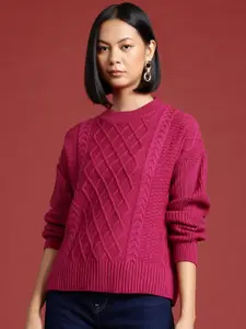 all about you Cable Knit Pullover