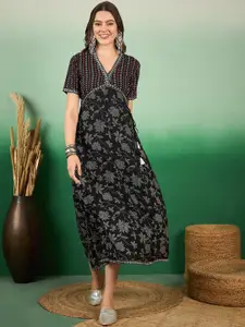 Sangria Women Ethinic Motif Printed Dress