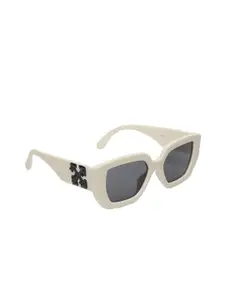 The Roadster Lifestyle Co. Women Grey Rectangle Sunglasses With UV Protected Lens