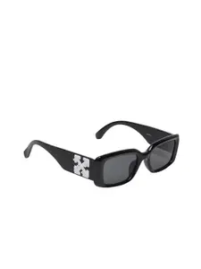 The Roadster Lifestyle Co. Women Black Square Sunglasses with UV Protected Lens RDSG-8216