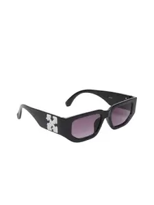 The Roadster Lifestyle Co. Women Black Rectangle Sunglasses With UV Protected Lens