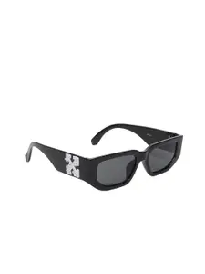 The Roadster Lifestyle Co. Women Black Rectangle Sunglasses With UV Protected Lens