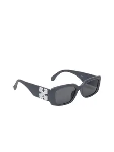 The Roadster Lifestyle Co. Women Grey Rectangle Sunglasses With UV Protected Lens