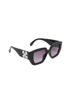 The Roadster Lifestyle Co. Women Black Cateye Sunglasses with UV Protected Lens RDSG-8212