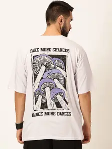Thomas Scott Oversized Graphic Printed Cotton Drop-Shoulder Sleeves Bio Finish T-shirt
