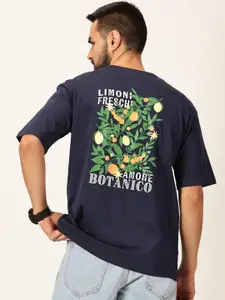 Thomas Scott Oversized Graphic Printed Cotton Bio Finish T-shirt