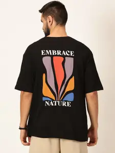 Thomas Scott Oversized Graphic Printed Drop-Shoulder Sleeves Cotton Bio Finish T-shirt