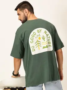 Thomas Scott Oversized Graphic Printed Cotton Bio Finish T-shirt