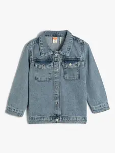 Koton Boys Washed Pure Cotton Denim Jacket