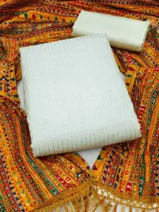 Peachmode Embroidered Unstitched Dress Material