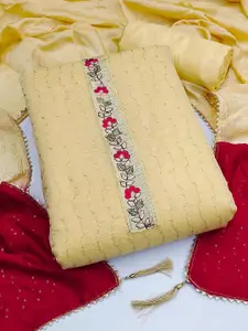 Peachmode Embroidered Unstitched Dress Material