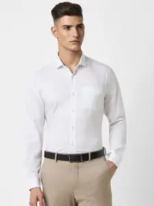 Peter England Slim Fit Cotton  Printed Formal Shirt