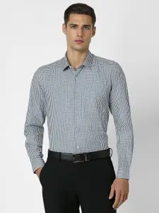Peter England Men Slim Fit Opaque Striped Formal Shirt