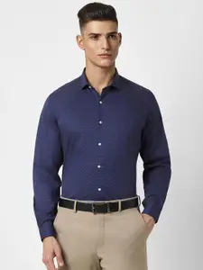 Peter England Slim Fit Cotton Formal Shirt