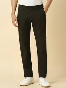 Allen Solly Men Slim Fit Mid-Rise Cotton Regular Trousers