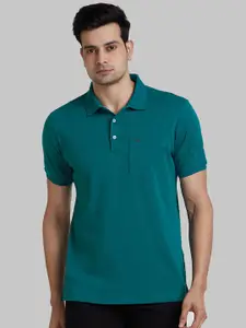 Park Avenue Slim Fit Polo Collar Cotton T-shirt