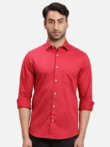 ColorPlus Spread Collar Cotton Casual Shirt