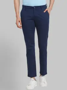 Raymond Slim Fit Mid Rise Chino Trousers