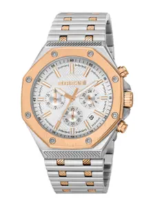 Roberto Cavalli Men Stainless Steel Bracelet Style Straps Analogue Watch RC5G047M0085