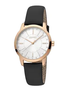 ESPRIT Women Dial & Leather Straps Round Analogue Watch ES1L276L0035