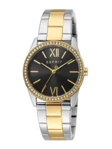 ESPRIT Women Embellished Dial & Stainless Steel Straps Analogue Watch ES1L219M0095
