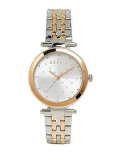 ESPRIT Women Embellished Dial & Stainless Steel Straps Analogue Watch ES1L167M0115