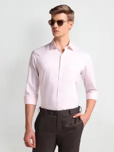 Arrow Micro Ditsy Printed Twill Weave Pure Cotton Formal Shirt