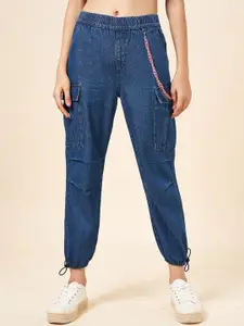 Coolsters by Pantaloons Girls Clean Look Cotton Cargo Jeans