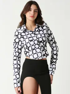 Remanika Classic Spread Collar Opaque Printed Casual Shirt