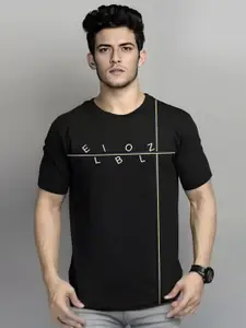 Elibolz Typography Printed Cotton T-shirt