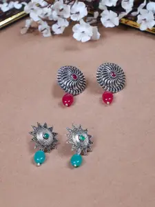 FIROZA Circular Drop Earrings