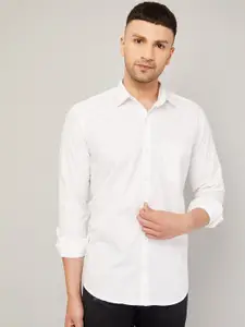 LOUIS MONARCH Comfort Spread Collar Long Sleeves Slim Fit Cotton Casual Shirt