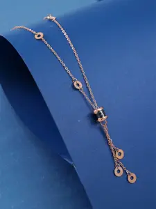 Ramdev Art Fashion Jwellery Rose Gold-Plated Necklace