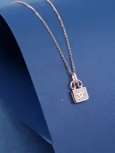 Ramdev Art Fashion Jwellery Rose Gold-Plated Brass Necklace