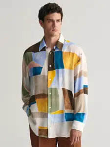 GANT Abstract Printed Long Sleeves Casual Shirt