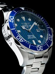 Invicta Pro Diver Men Dial & Stainless Steel Bracelet Style Straps Analogue Watch 12563