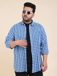 Sztori Classic Gingham Checks Opaque Checked Casual Shirt