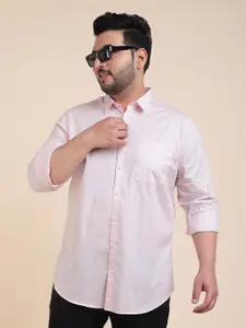 Sztori Classic Long Sleeves Spread Collar Cotton Opaque Casual Shirt