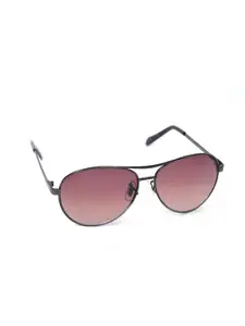 Fossil Outlook Women Aviator Sunglasses with UV Protected Lens 23663536013
