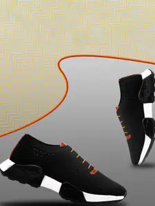 Bxxy Men Textured Lace-Up Running Shoes