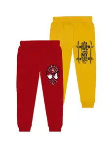 BAESD Boys Pack Of 2 Printed Cotton Joggers