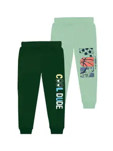BAESD Boys Pack Of 2 Printed Mid Rise Joggers