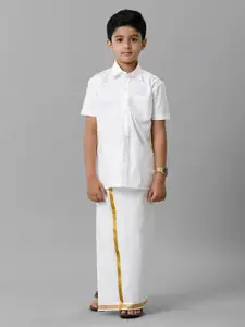 Ramraj Boys Casual Shirt With Dhoti