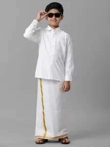 Ramraj Boys Casual Shirt With Dhoti