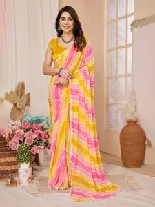 Mitera Leheriya Printed Ready to Wear Saree