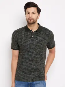 WILD WEST Printed Polo Collar Short Sleeves Regular Fit T-shirt