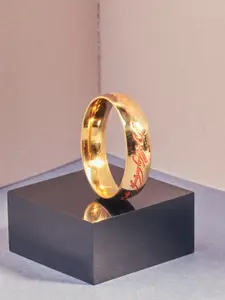 SALTY Men Stainless Steel Engraved Elegance Finger Rings