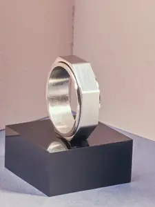 SALTY Men Stainless Steel Bolt Finger Rings